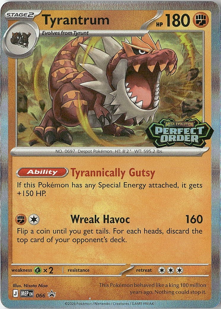 Tyrantrum 066 Pokemon EN - Near Mint