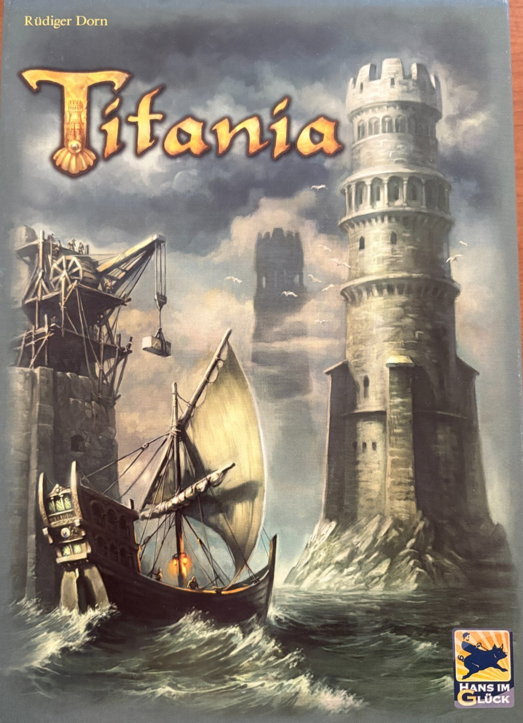 TITANIA Board Game - 100% Complete and available in USA - Rare game