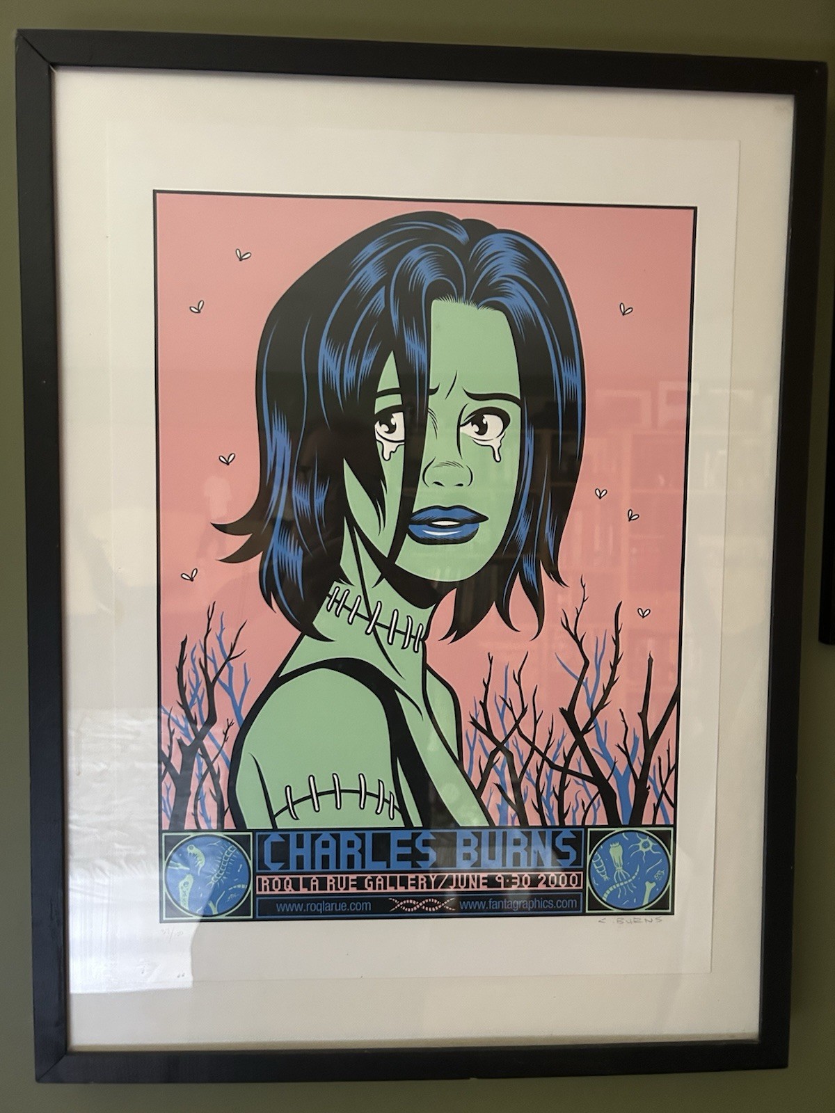 Extremely Rare Charles Burns Exhibit Silkscreen Print-Signed & Numbered Edition Extremely Rare Charles Burns Exhibit Silkscreen Print-Signed & Numbered Edition