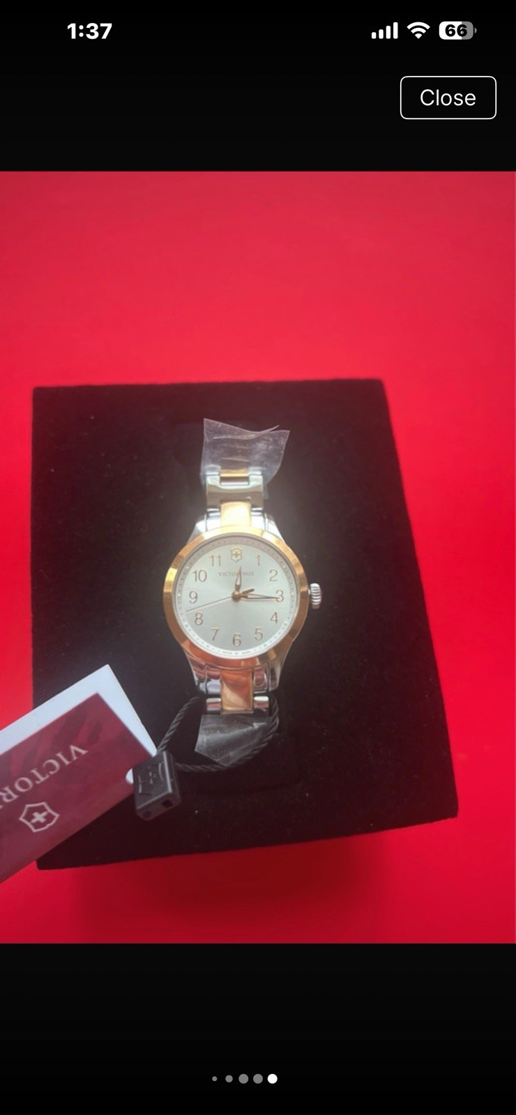 Victorinox Swiss Army Women’s Two-Tone Quartz Analog Bracelet 24mm Box Papers Victorinox Swiss Army Women’s Two-Tone Quartz Analog Bracelet 24mm Box Papers