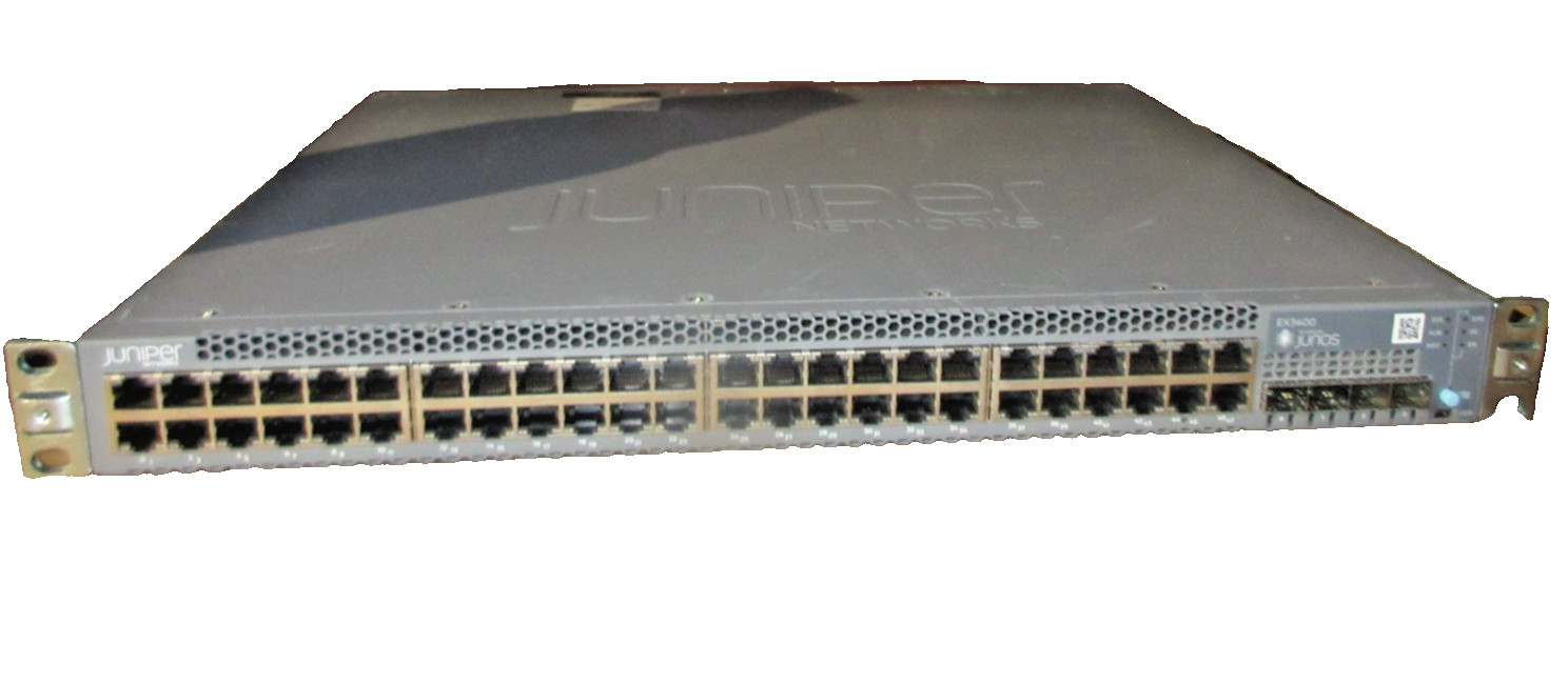 Juniper EX3400-48T Ethernet Switch, 12-Port, Gigabit, Rack Mount