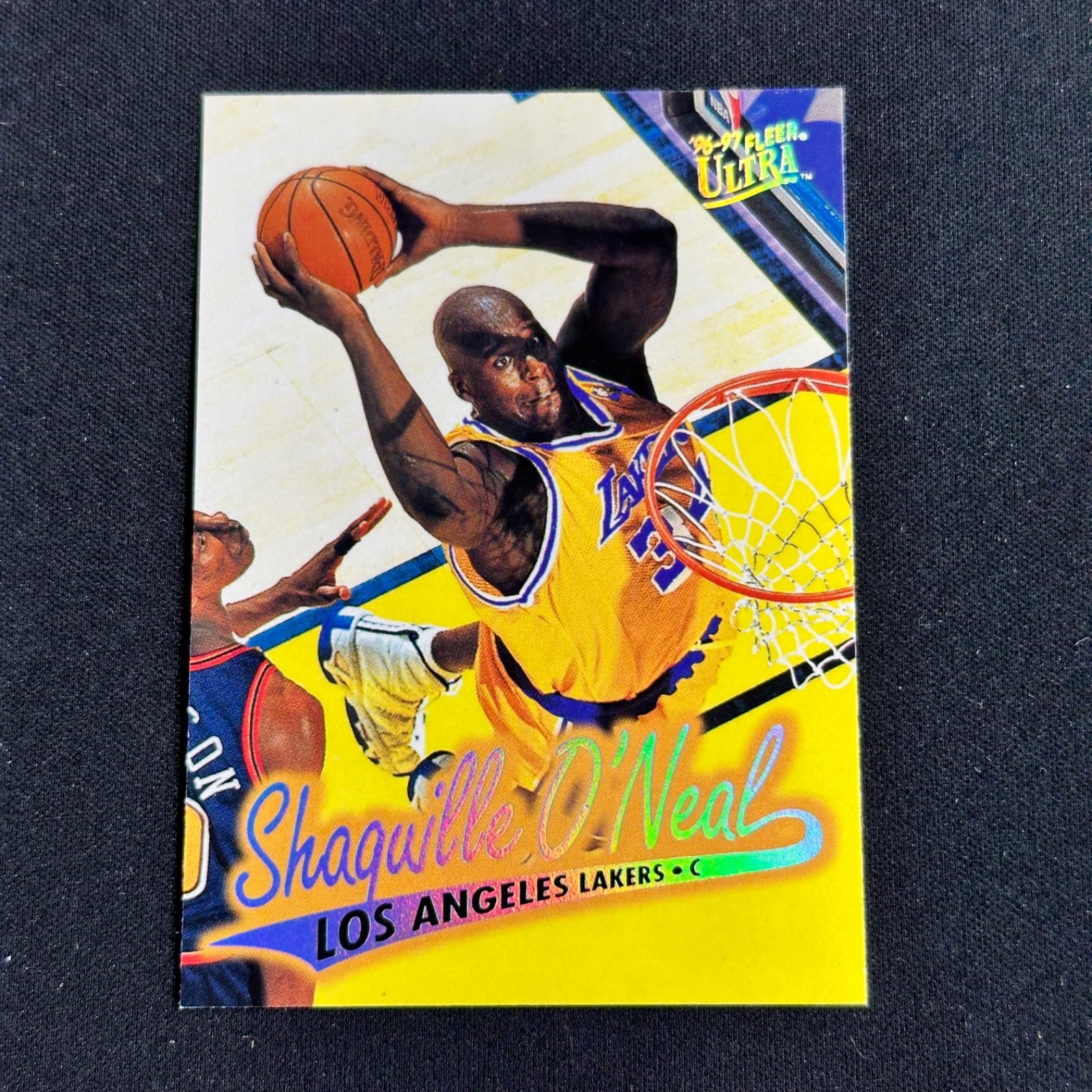 1996-97 Fleer Ultra Shaquille O'Neal Shaq #204 Lakers 1996-97 Fleer Ultra Shaquille O'Neal Shaq #204 Lakers