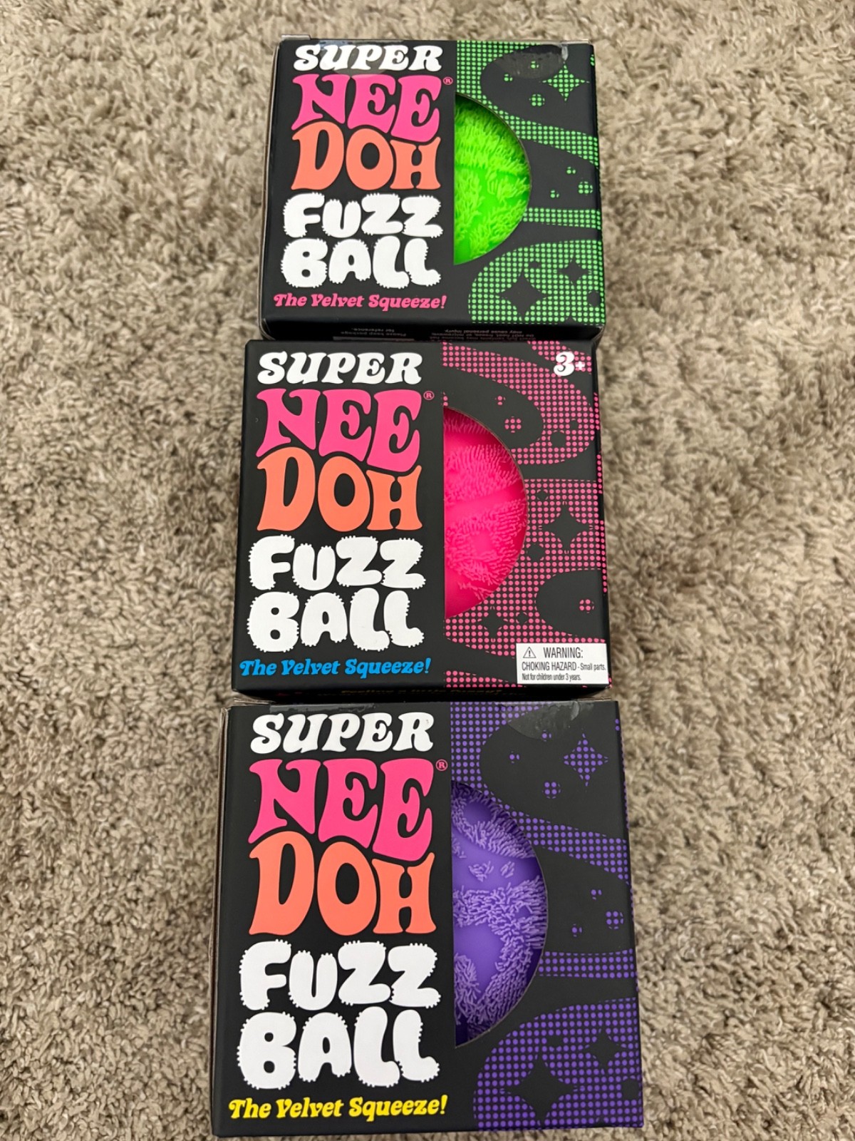 Super Needoh Fuzzball 🚨‼️RARE‼️🚨GIANT Squishy Fidget Toy