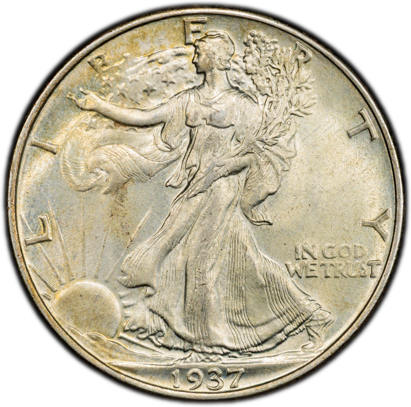 1937-P PCGS MS63 Walking Liberty Half Dollar | Original Skin | Nice Eye Appeal