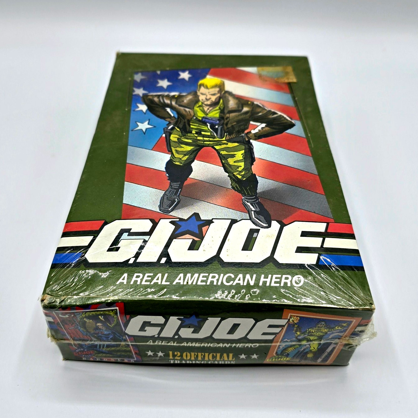 Vintage 1991 Impel G.I. Joe Series 1 Trading Card Box - 36 Sealed Booster Packs