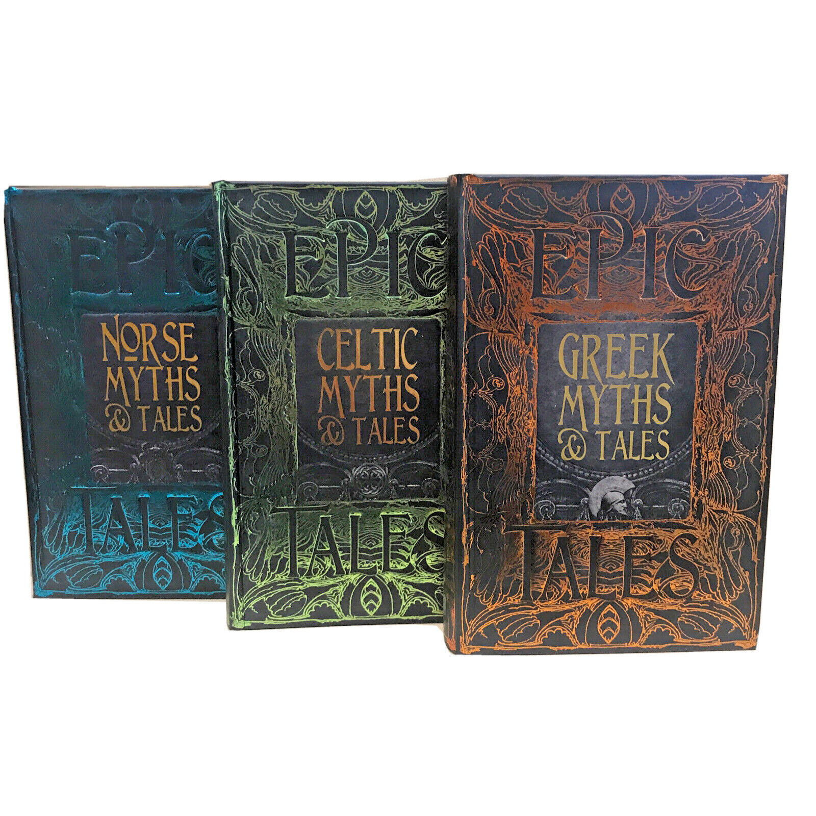 ❤️NORSE, CELTIC, GREEK MYTHS & TALES Mythology Set of 3 HardcoverBooks BRAND NEW