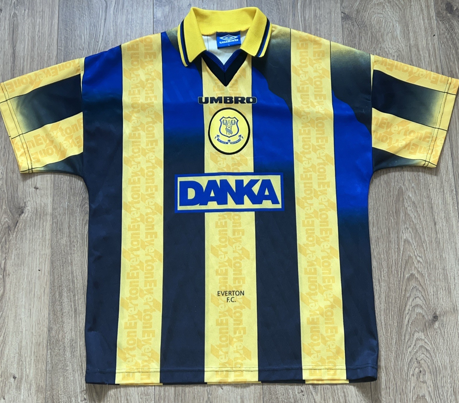 Everton 1996/1997 Original Authentic Umbro Away Shirt, Mens Large ✅ Everton 1996/1997 Original Authentic Umbro Away Shirt, Mens Large ✅