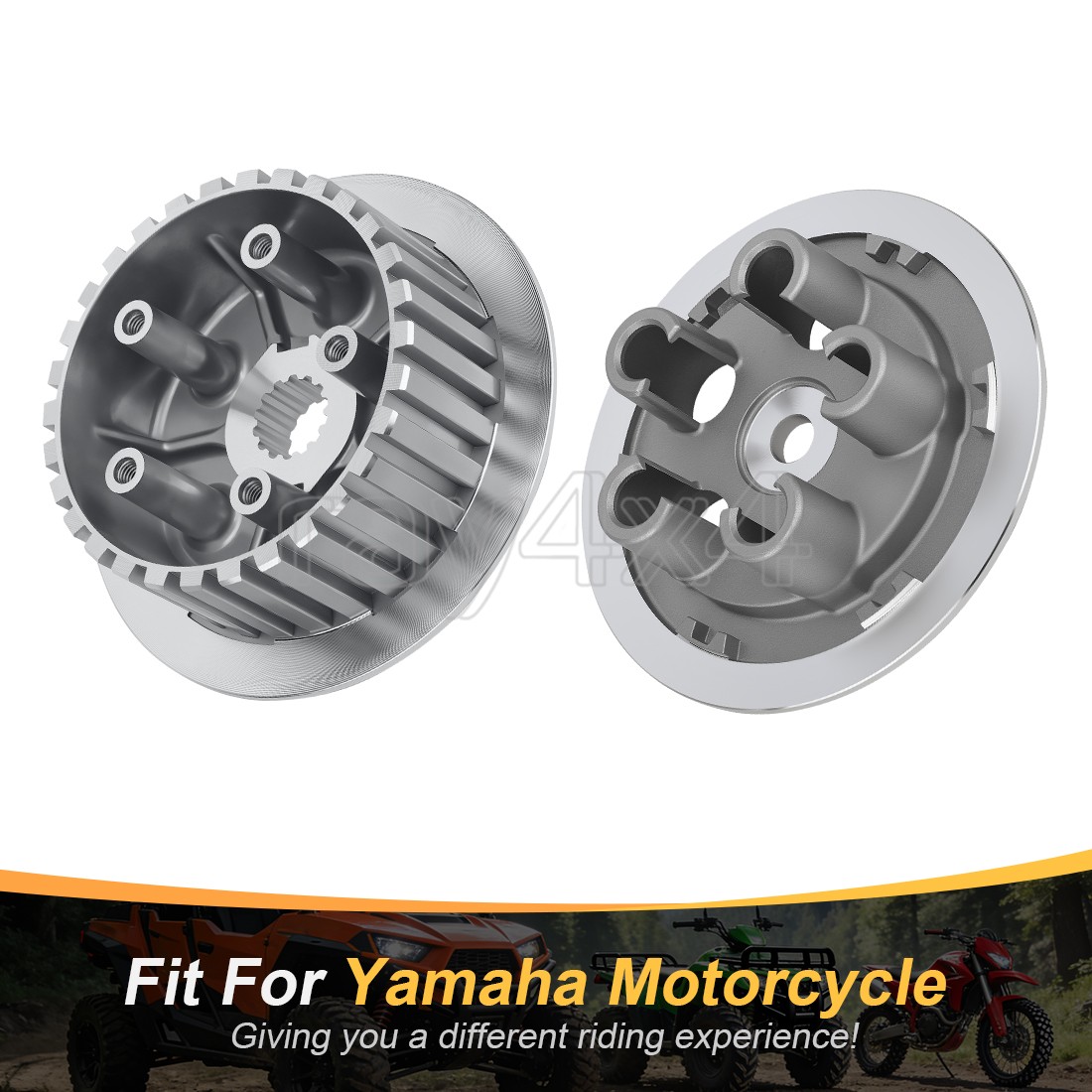Inner Clutch Hub Boss Pressure Plate Assembly For Yamaha YZ125 YZ125X 2000-2024