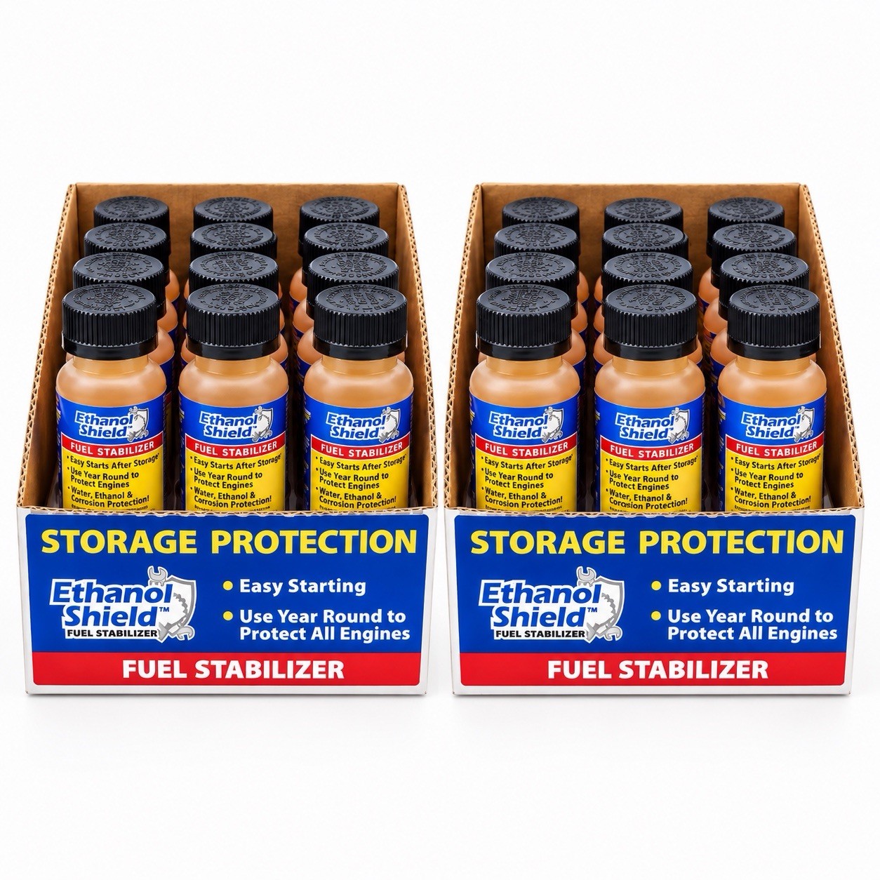 24 Pack Ethanol Shield 2 Oz Fuel Stabilizer 2 & 4 Cycle Engine Power Equipment 24 Pack Ethanol Shield 2 Oz Fuel Stabilizer 2 & 4 Cycle Engine Power Equipment