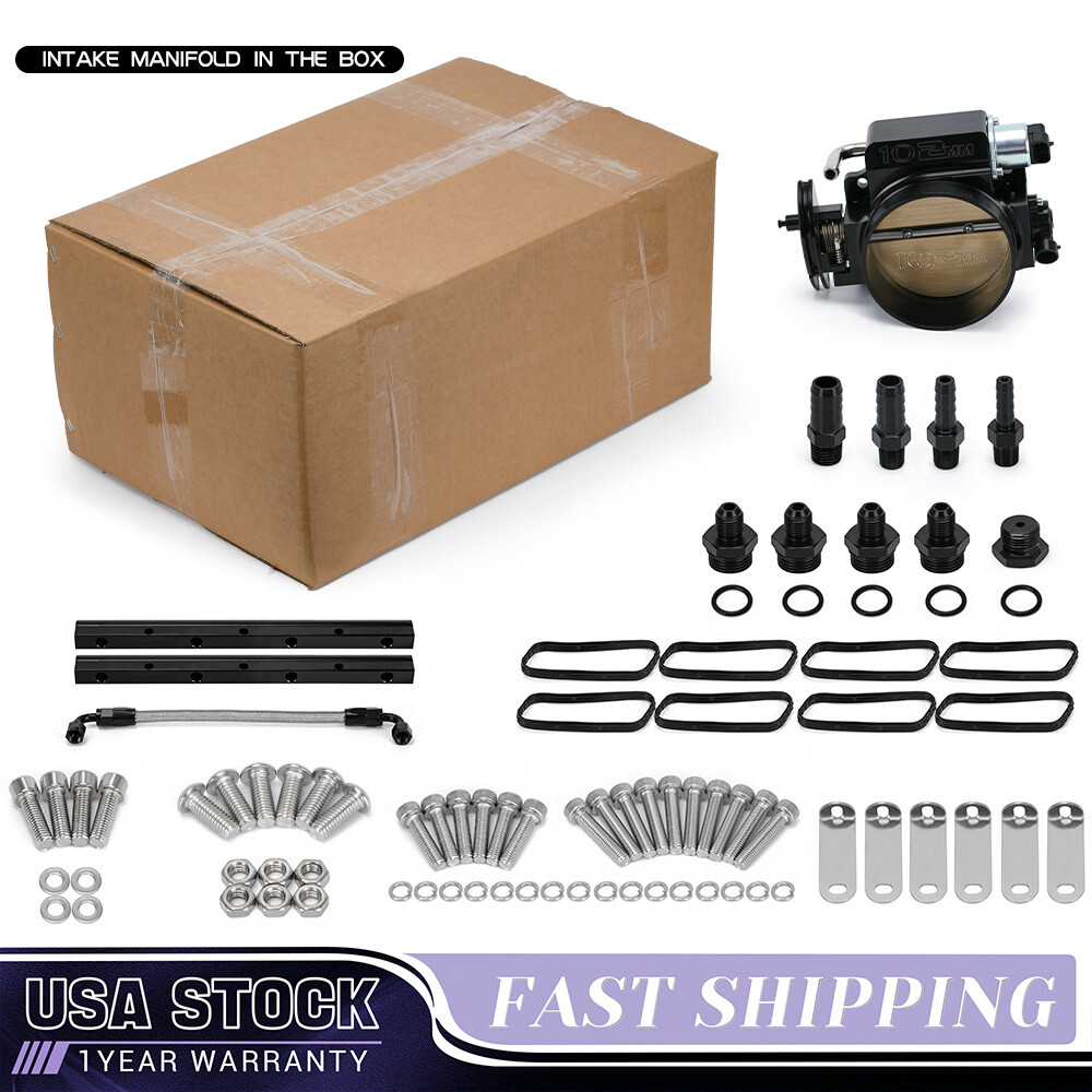 Low Profile Intake Manifold 102MM Throttle BodyFor 97-07 Chevrolet Corvette Low Profile Intake Manifold 102MM Throttle BodyFor 97-07 Chevrolet Corvette