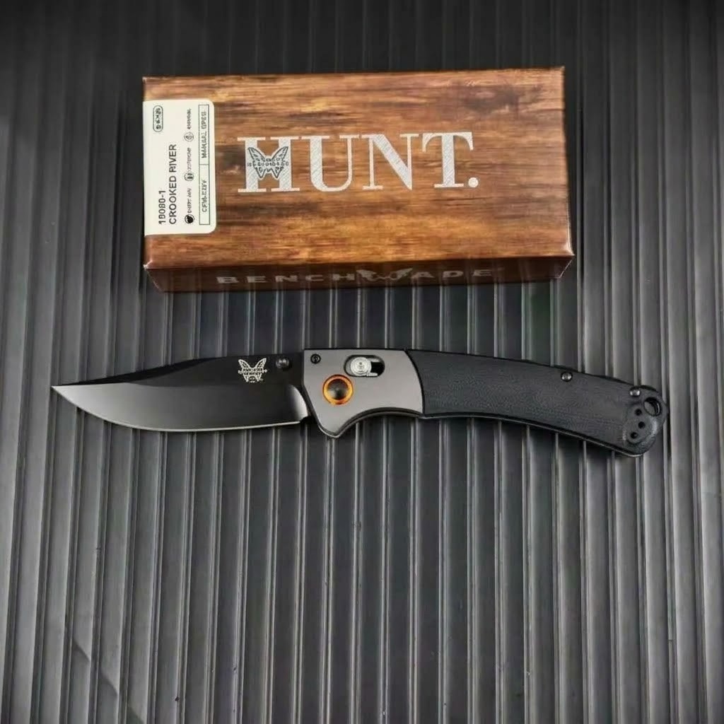Benchmade CROOKED RIVER 15080-1 CPM-S30V Folding Knife new sealed box black Benchmade CROOKED RIVER 15080-1 CPM-S30V Folding Knife new sealed box black