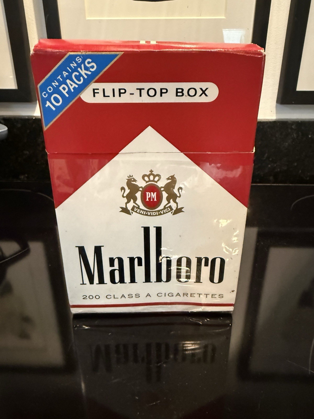 Marlboro 10 Pk Cigarette box (empty) Marlboro 10 Pk Cigarette box (empty)