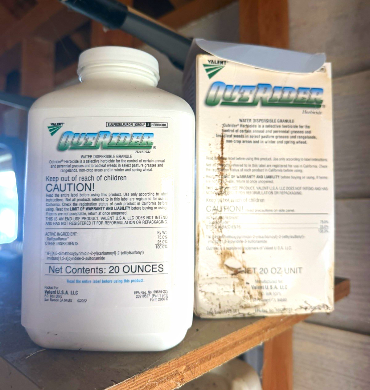 Outrider Herbicide  20 oz sulfosulfuron. Unopened Brand New on the cheap