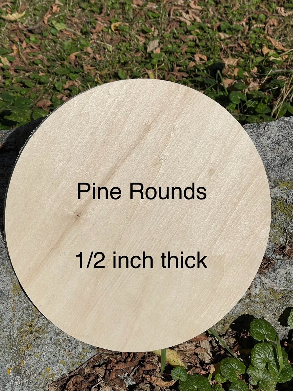 Unfinished Any Size 10” Up To 40”, 1/2” Thick CNC Cut Pine Plywood Circle Unfinished Any Size 10” Up To 40”, 1/2” Thick CNC Cut Pine Plywood Circle