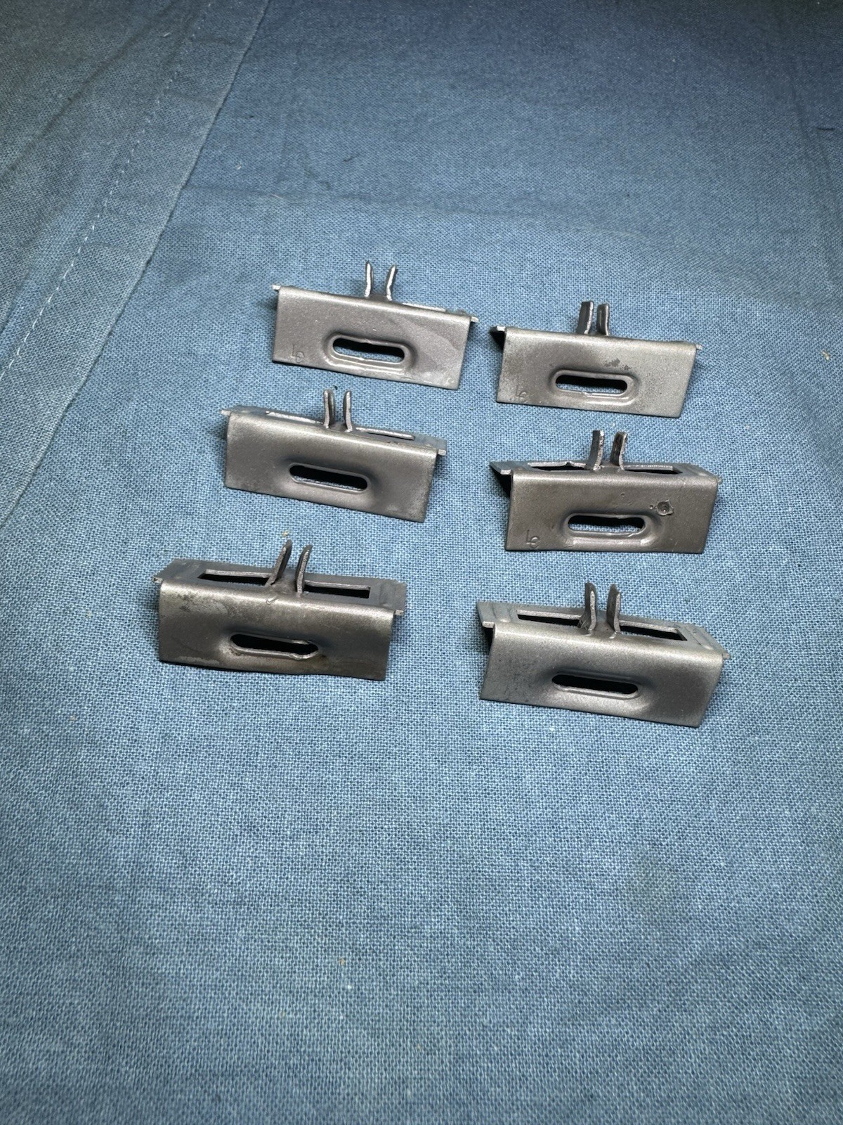 Mopar B Body 1968-1970 Dodge Charger Windshield A Pillar Post Trim Clips Six(6)