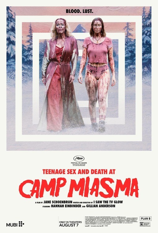 Teenage Sex and Death at Camp Miasma MUBI Poster August 7 2026