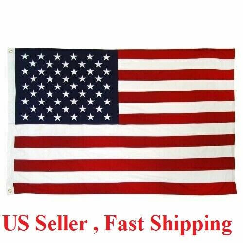 4x6 Ft American Flag w/ Grommets - United States Flag - US Flag - USA America. 4x6 Ft American Flag w/ Grommets - United States Flag - US Flag - USA America.