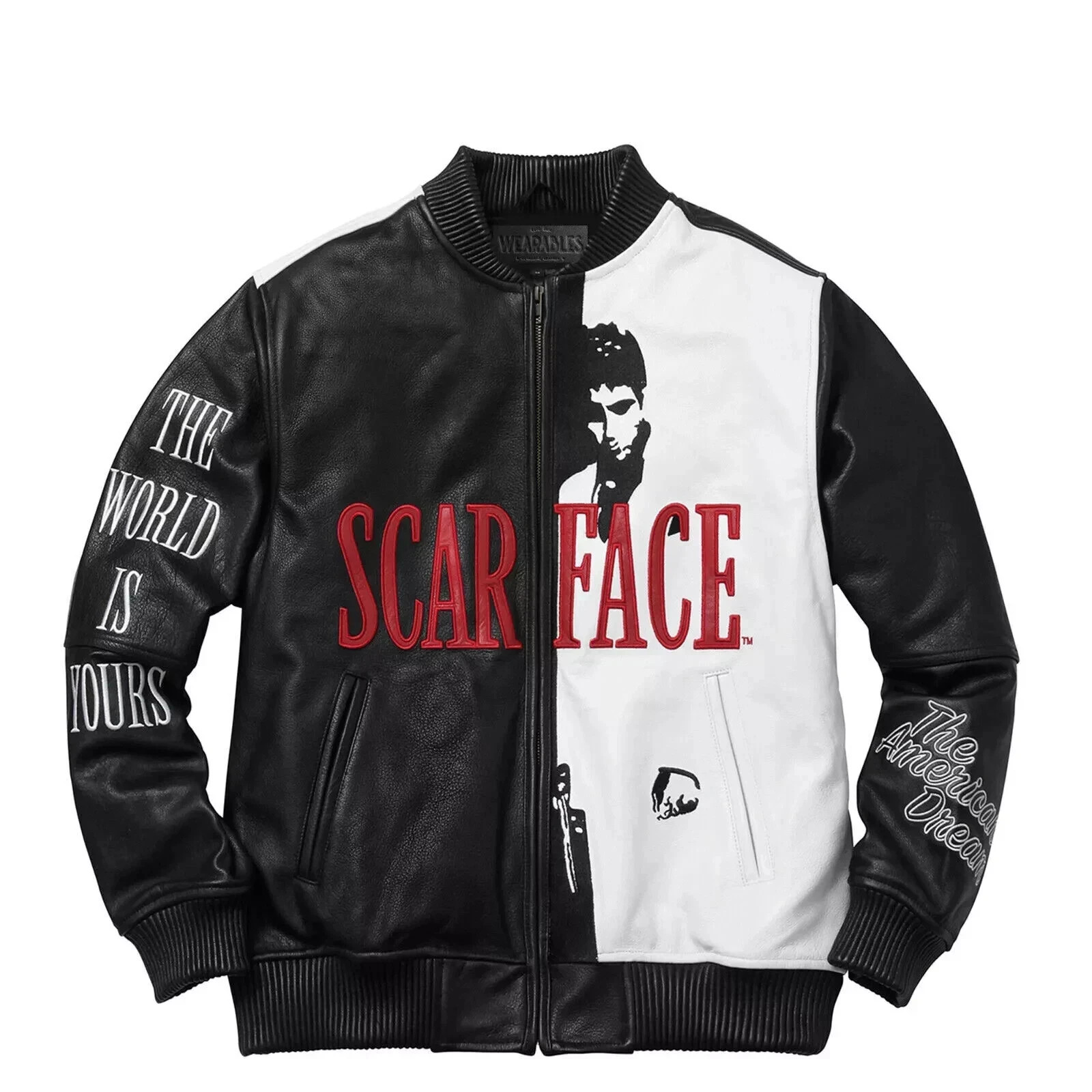 Scarface Tony Montana Al Pacino Genuine Leather Jacket For Men
