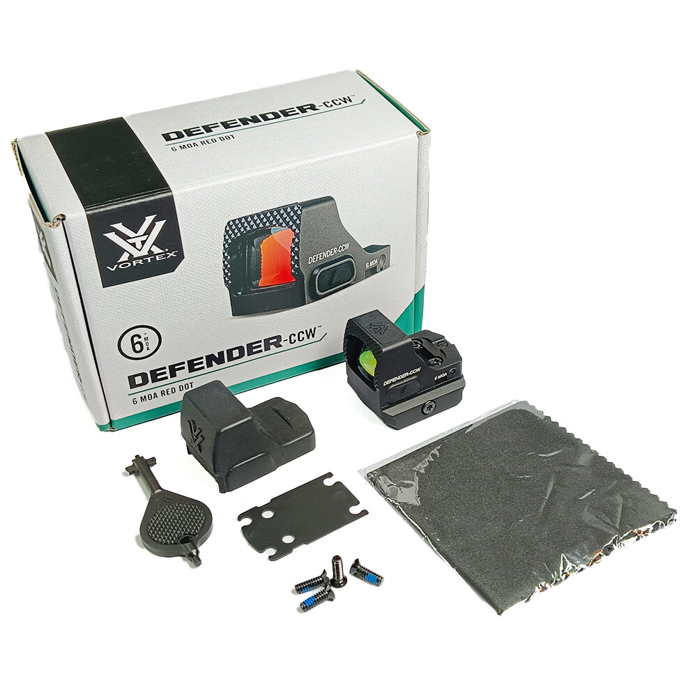 Defender CCW Red Dot 6 MOA 10 Minute Auto Shutoff new Defender CCW Red Dot 6 MOA 10 Minute Auto Shutoff new