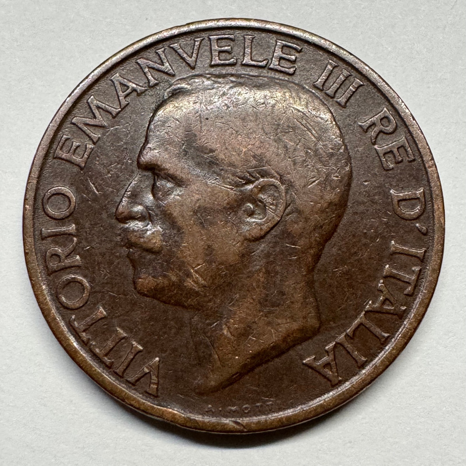 1937 Italy 10 Centesimi - Coin #E-024