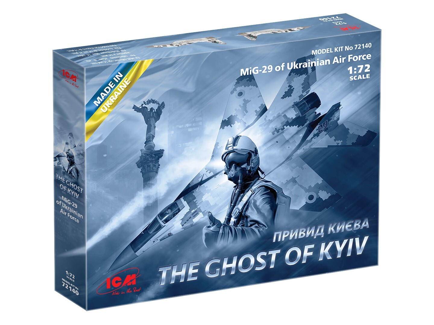 ICM 72140 – MiG-29 of Ukrainian Air Force – The Ghost of Kyiv - Scale 1:72