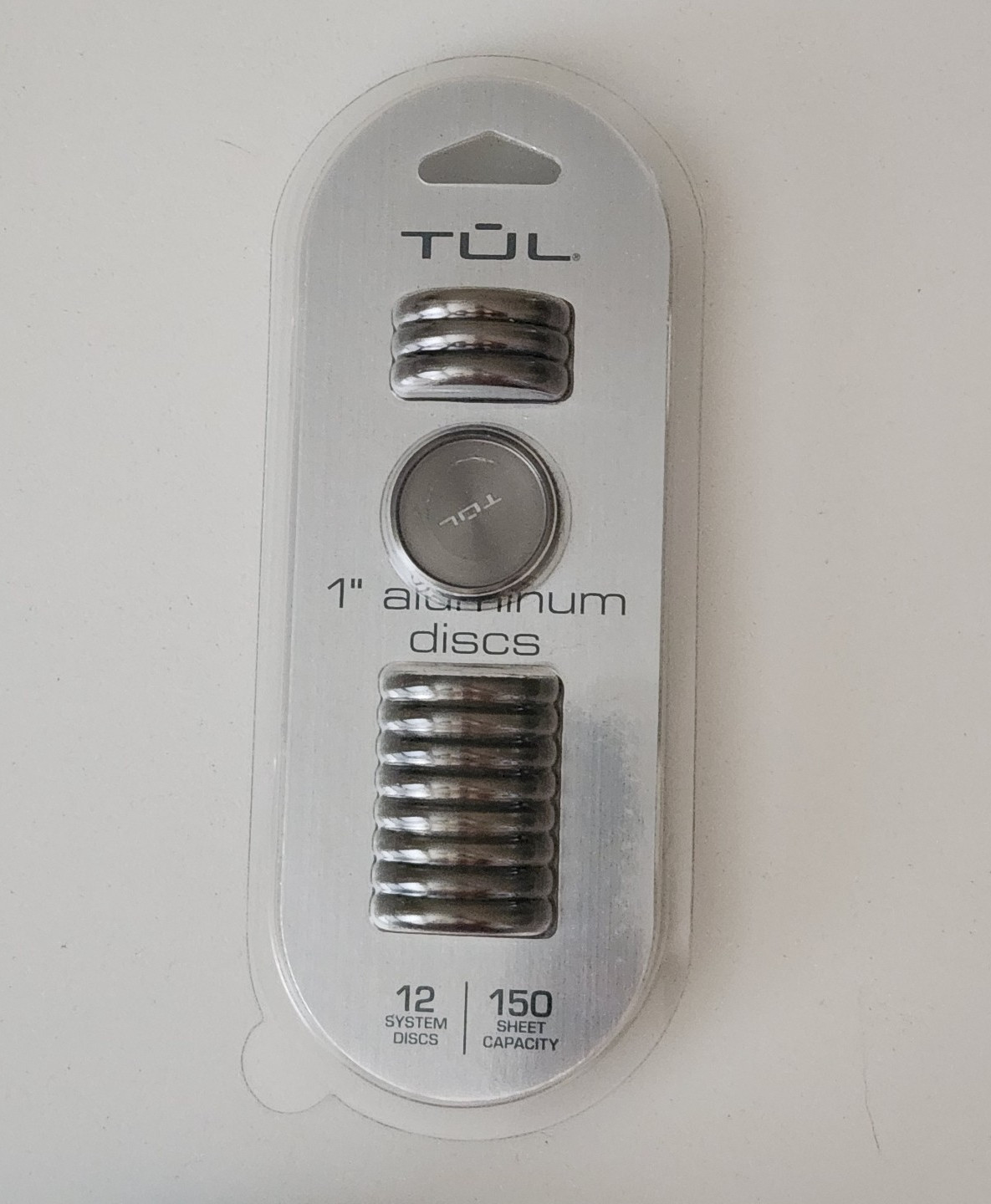 TUL 1” Aluminum 12 Discs Silver Custom Note Taking System 150 Sheet Expansion Pk TUL 1” Aluminum 12 Discs Silver Custom Note Taking System 150 Sheet Expansion Pk