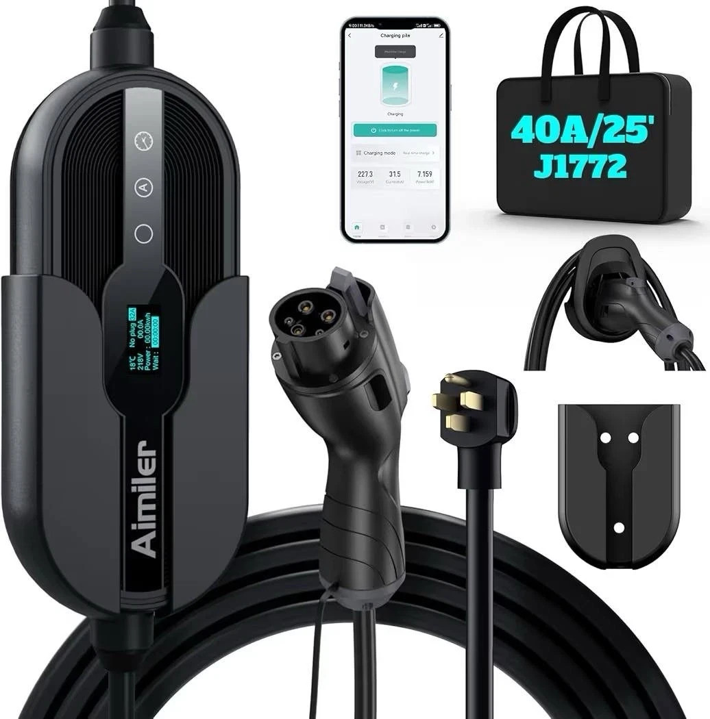 Portable Level 2 EV Charger J1772 connector, Nema 14-50 p-Plug. Portable Level 2 EV Charger J1772 connector, Nema 14-50 p-Plug.