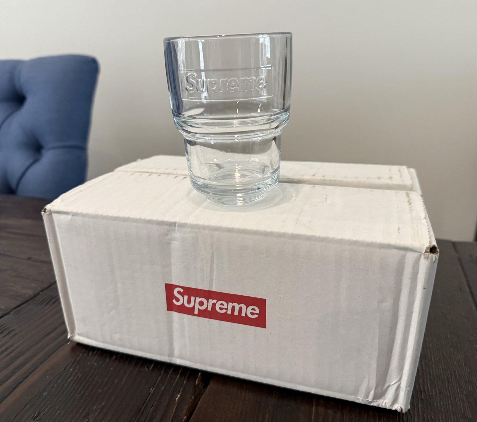 SUPREME x La Rochere Water Glasses (6) 8.5 Brand New