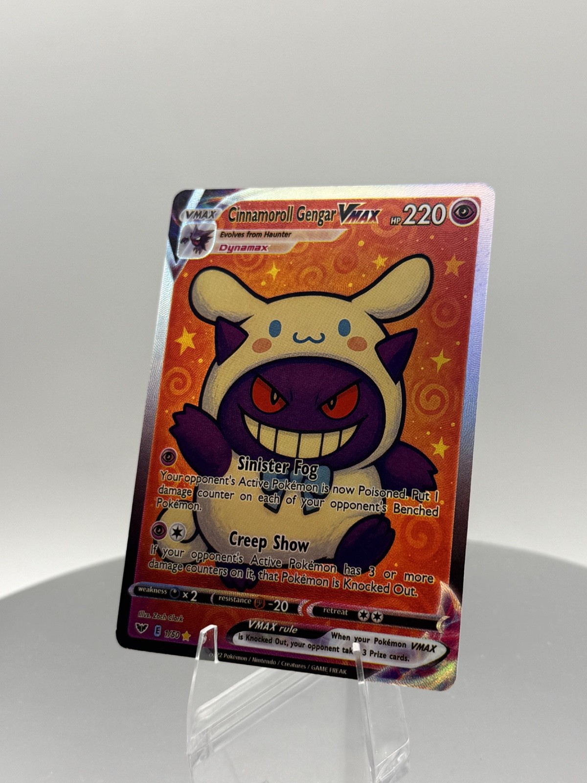 Pokemon Mega Gengar Cinnamoroll VMAX Pokemon Mega Gengar Cinnamoroll VMAX