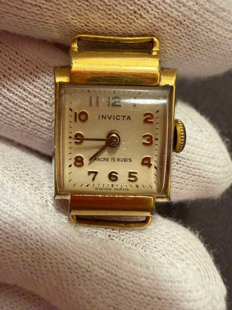 INVICTA hand-wound watch extremely rare, out of PRint, body only, vintage