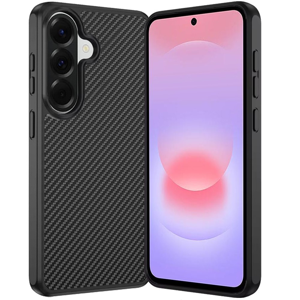 For Galaxy A57 5G Case Carbon Fiber Texture Skin-feel Built-in Magnetic Cover For Galaxy A57 5G Case Carbon Fiber Texture Skin-feel Built-in Magnetic Cover
