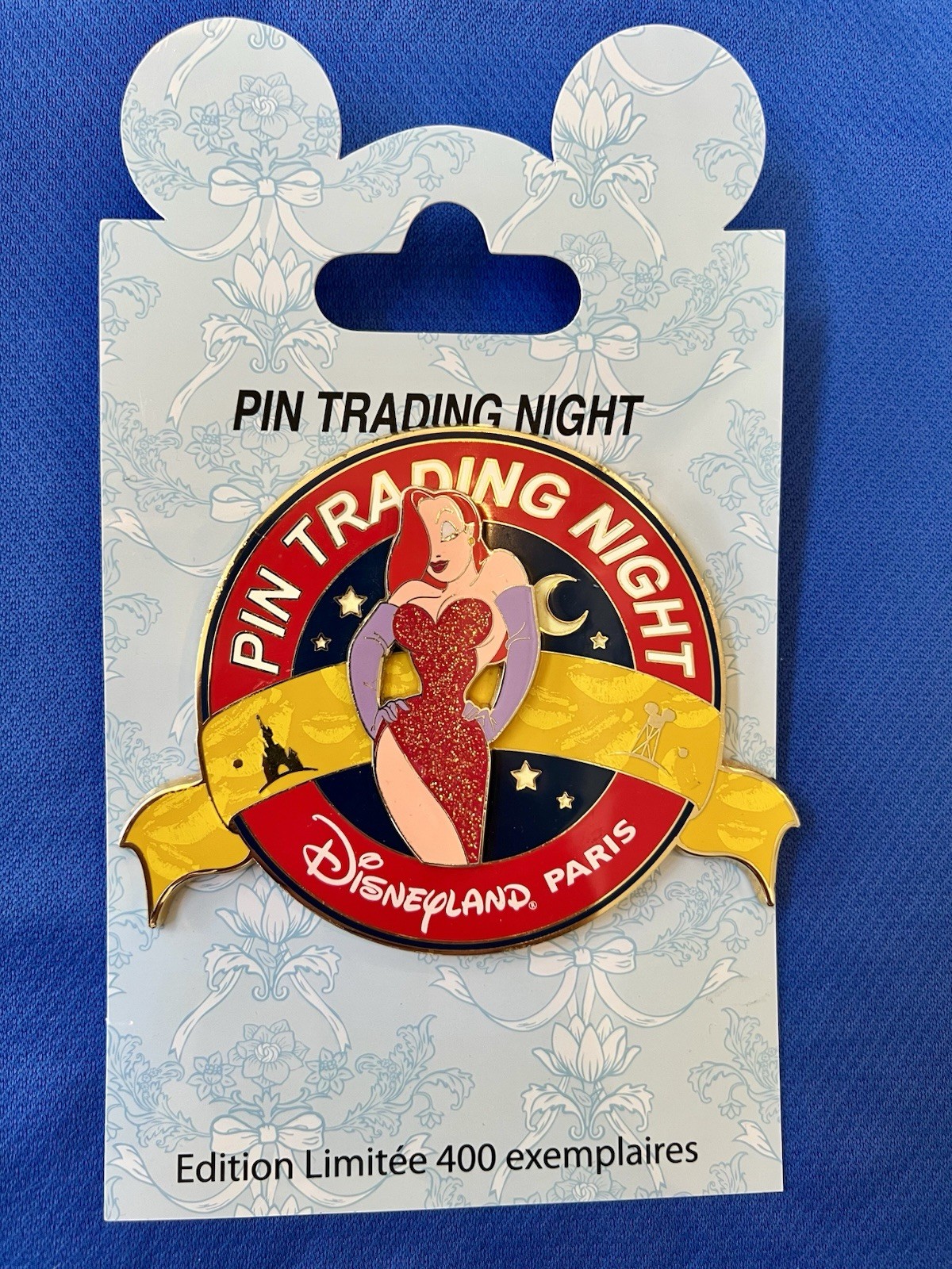 Disney DLP Disneyland Paris Jessica Rabbit Pin Trading Night PTN Jumbo pin Disney DLP Disneyland Paris Jessica Rabbit Pin Trading Night PTN Jumbo pin