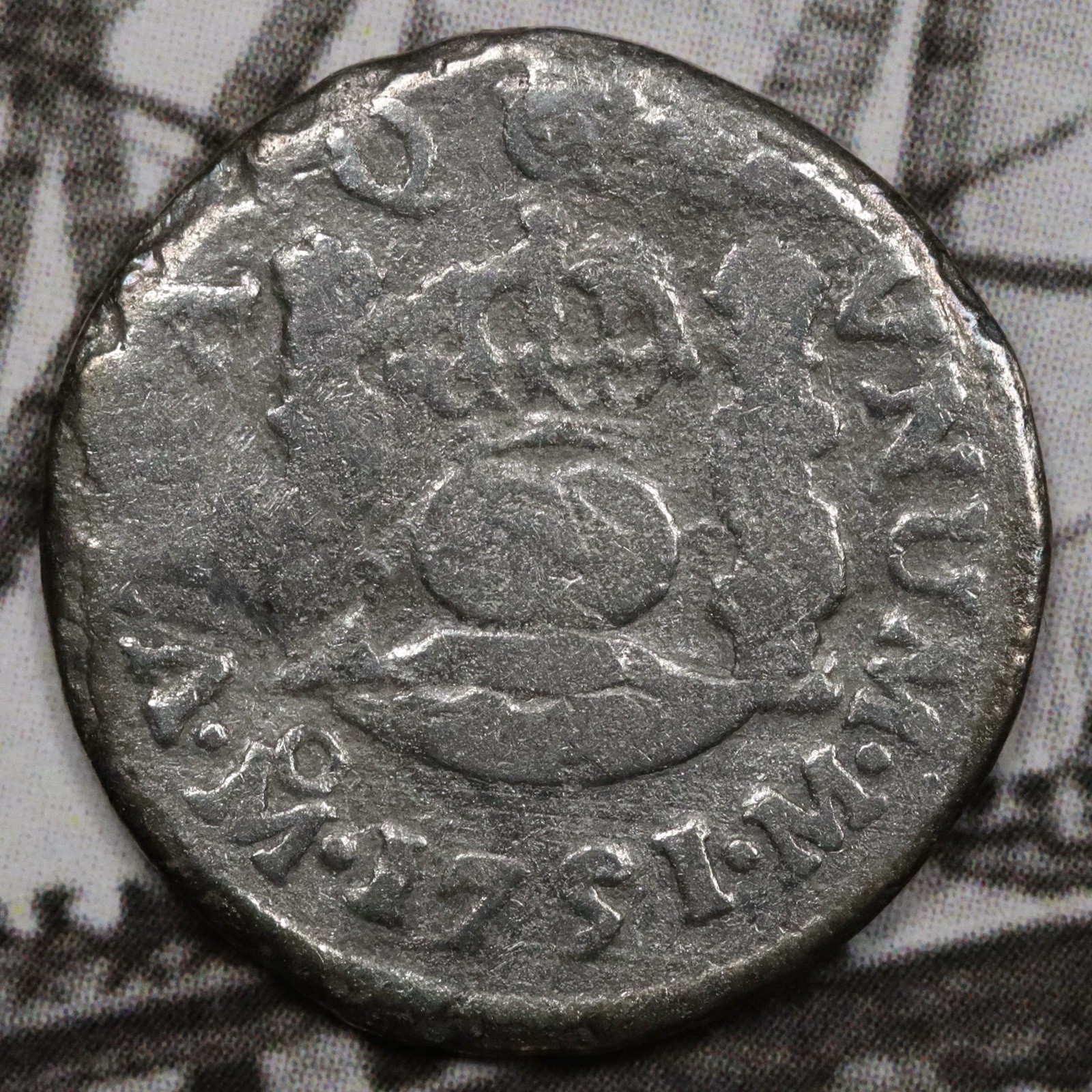 1751 Mo Mexico Pillar Silver 1/2 Real El Cazador Shipwreck Coin 1751 Mo Mexico Pillar Silver 1/2 Real El Cazador Shipwreck Coin