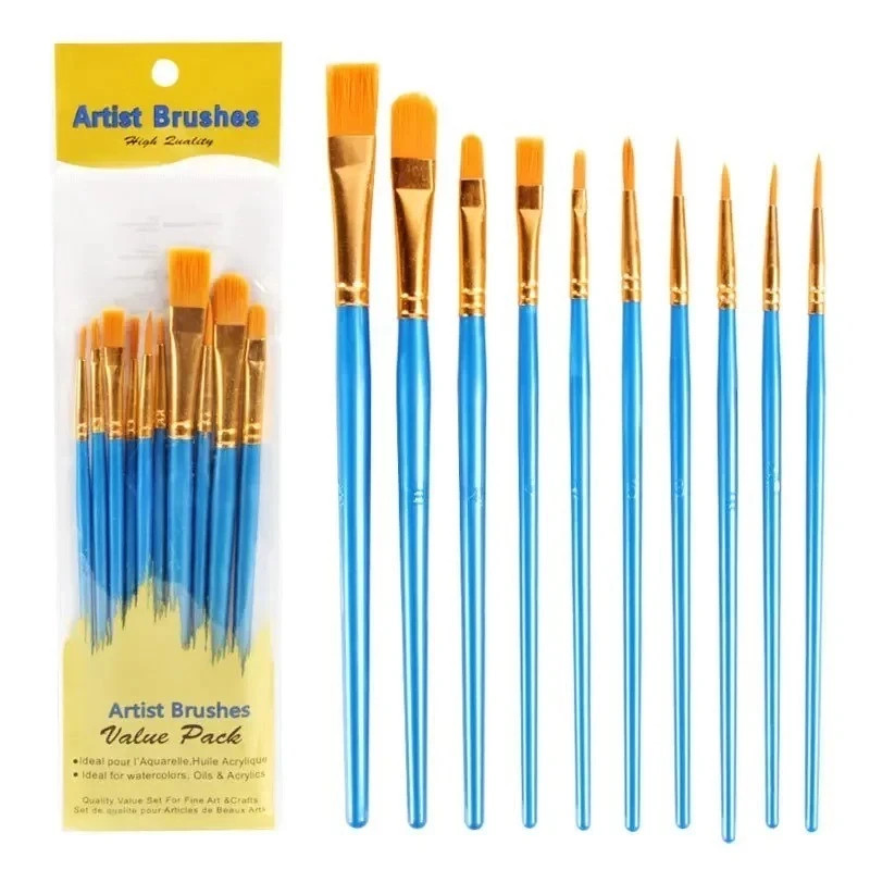 Best Model Miniature Paint Brushes Small Detail Art Paint Brush with Set 10 Pcs Best Model Miniature Paint Brushes Small Detail Art Paint Brush with Set 10 Pcs