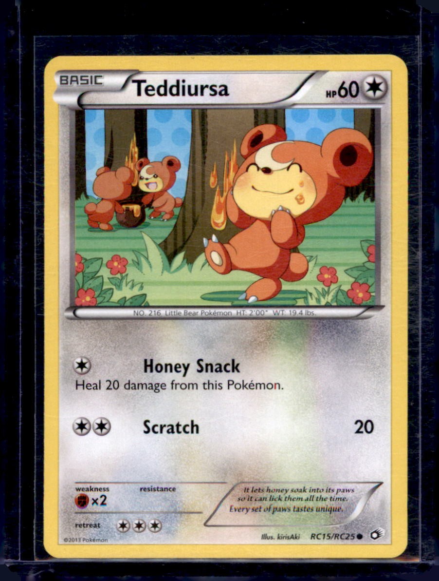 Teddiursa RC15/RC25 Holo Legendary Treasures: Radiant Collection Pokemon NM