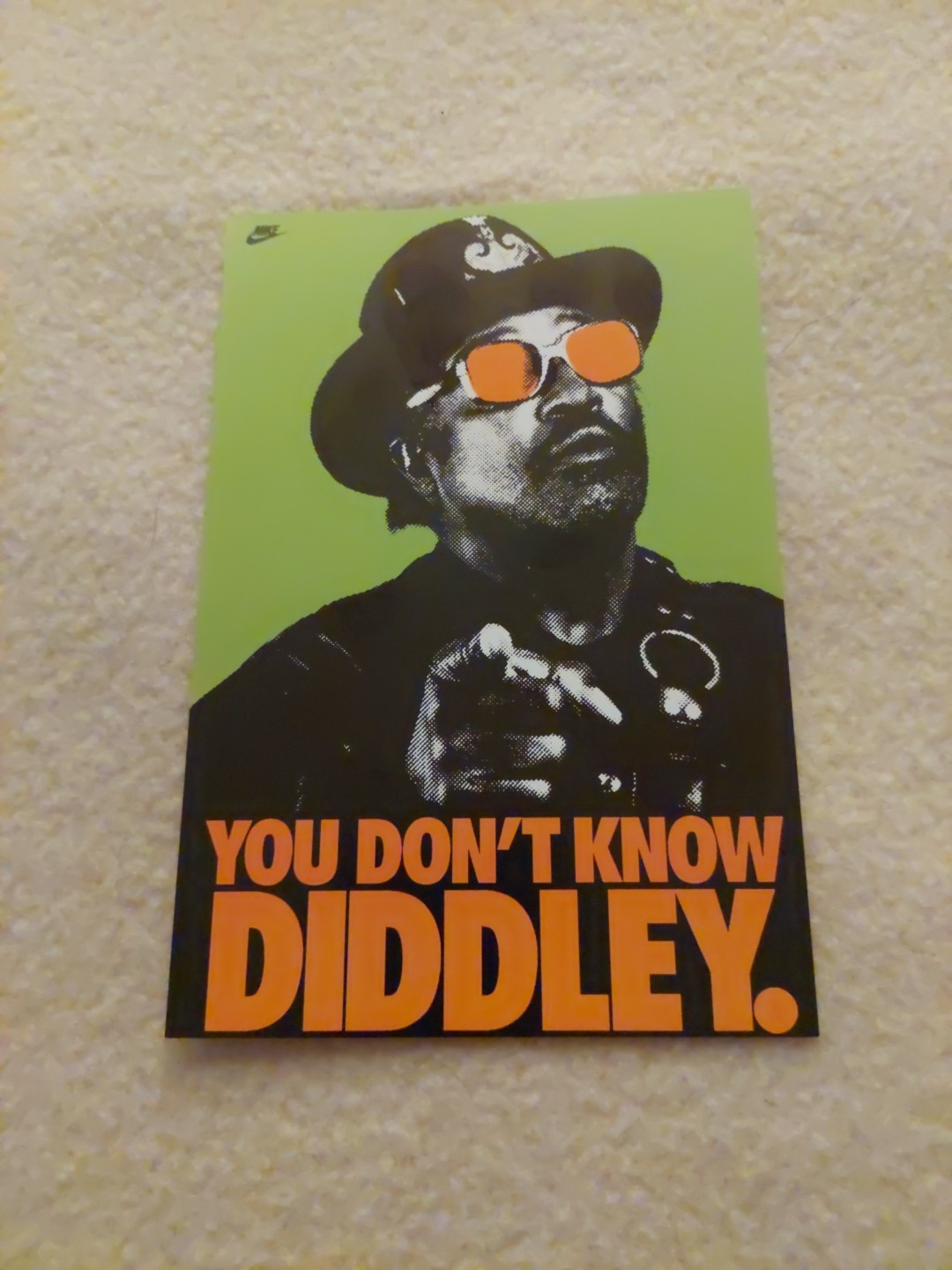 Vintage Nike Poster Card 