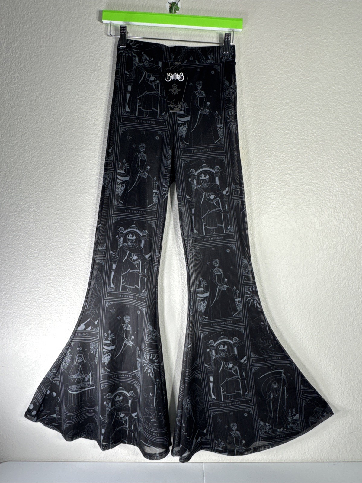 NWT Killstar Elemental Mesh Flare Tarot Card Pants XS Whimsigoth Rave Goth Witch