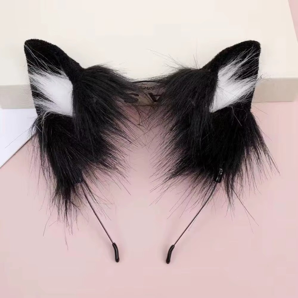 Cute Halloween Cat Ear Headband Cosplay Party Costume Hair Accessory