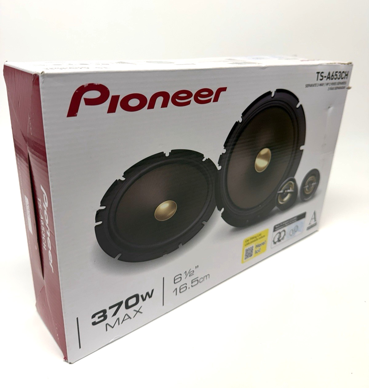 NEW Pioneer TS-A653CH 6-1/2” 2-Way Component Speakers 370W Max / 85W Nom NEW Pioneer TS-A653CH 6-1/2” 2-Way Component Speakers 370W Max / 85W Nom
