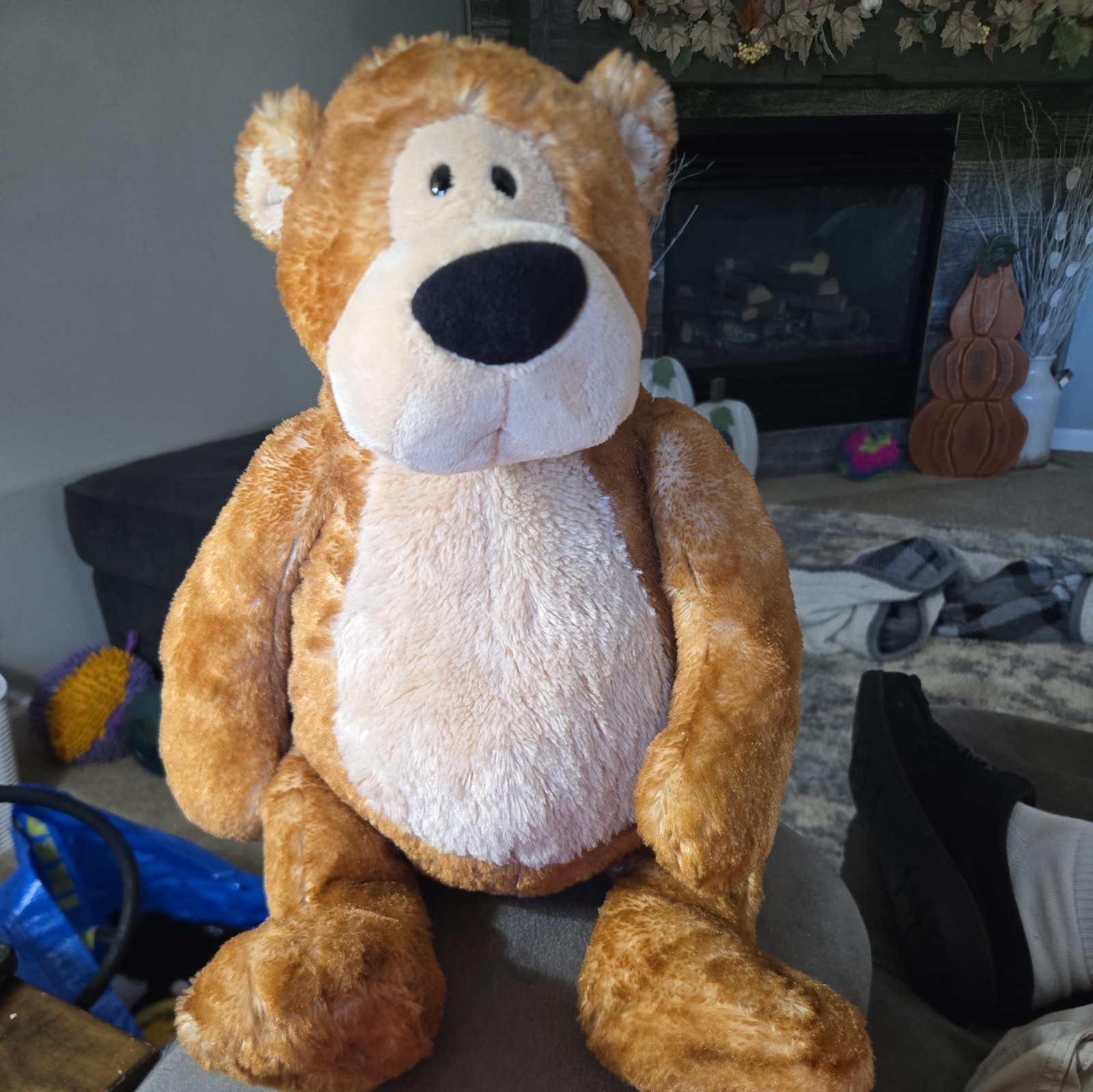 GUND Gordy Plush Stuffed Animal Brown Medium 14-24 in 2018 MPN 015373 3+ GUND Gordy Plush Stuffed Animal Brown Medium 14-24 in 2018 MPN 015373 3+