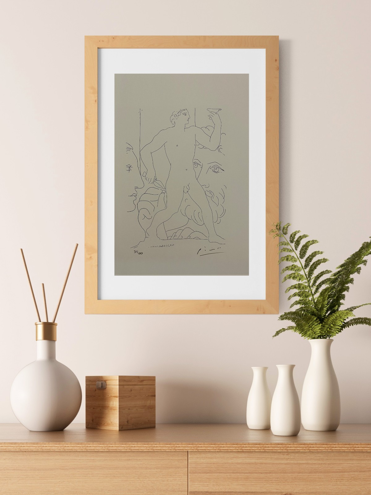 Pablo Picasso, Original Hand-signed Lithograph with COA & Appraisal of $3,500 Pablo Picasso, Original Hand-signed Lithograph with COA & Appraisal of $3,500