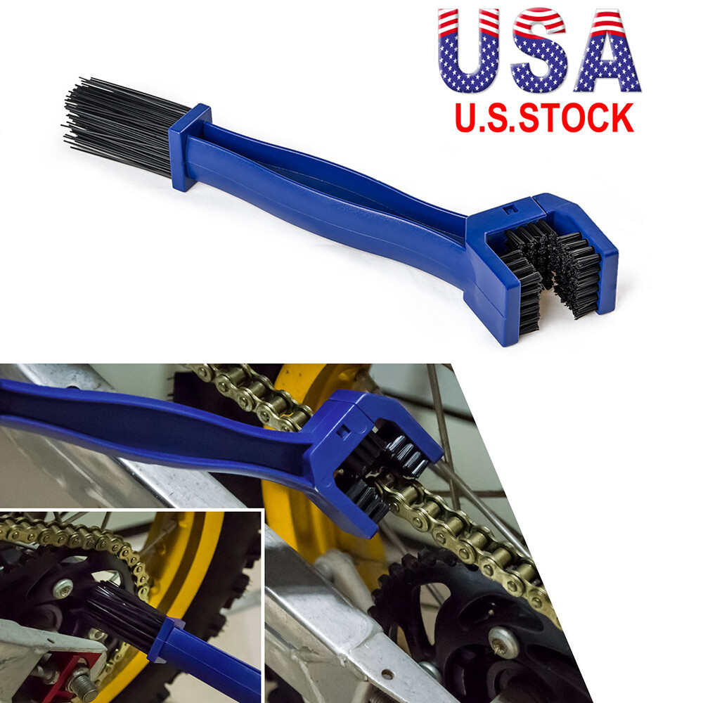 Motorcycle Bicycle Chain Cleaning Brush Gear Brush Cleaner Outdoor Cleaner