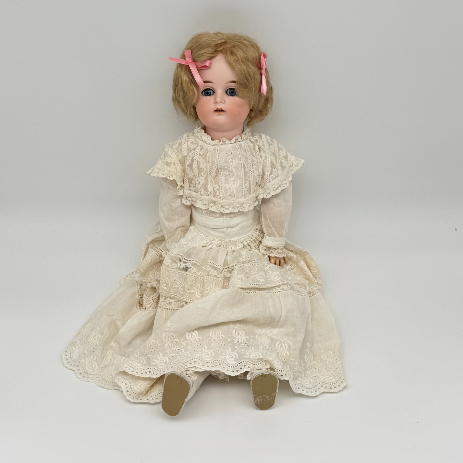 Antique German Bisque Head Doll Kammer Reinhardt K*R 191 C B Star Mark 18\