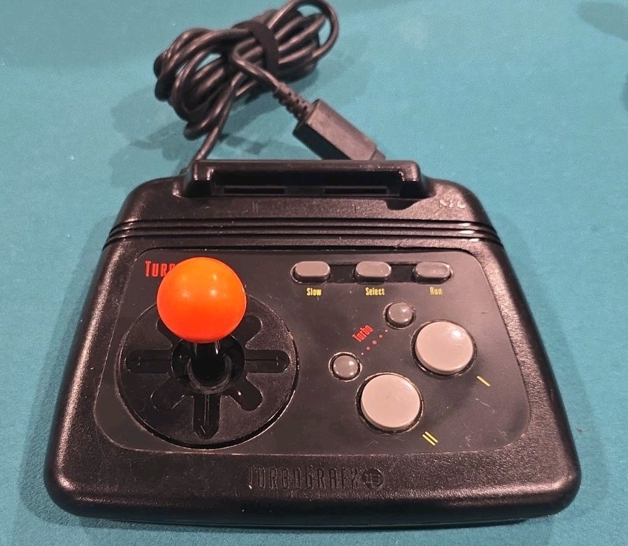 TurboGrafx-16 NEC TurboStick Controller Arcade Stick Original NEC Turbo Stick TurboGrafx-16 NEC TurboStick Controller Arcade Stick Original NEC Turbo Stick