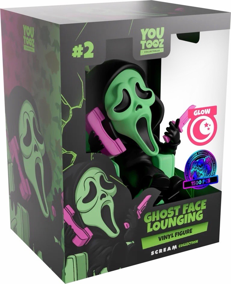 Scaradise exclusive Youtooz Ghost Face Glow Vinyl Figure #2 Scream Collection Scaradise exclusive Youtooz Ghost Face Glow Vinyl Figure #2 Scream Collection