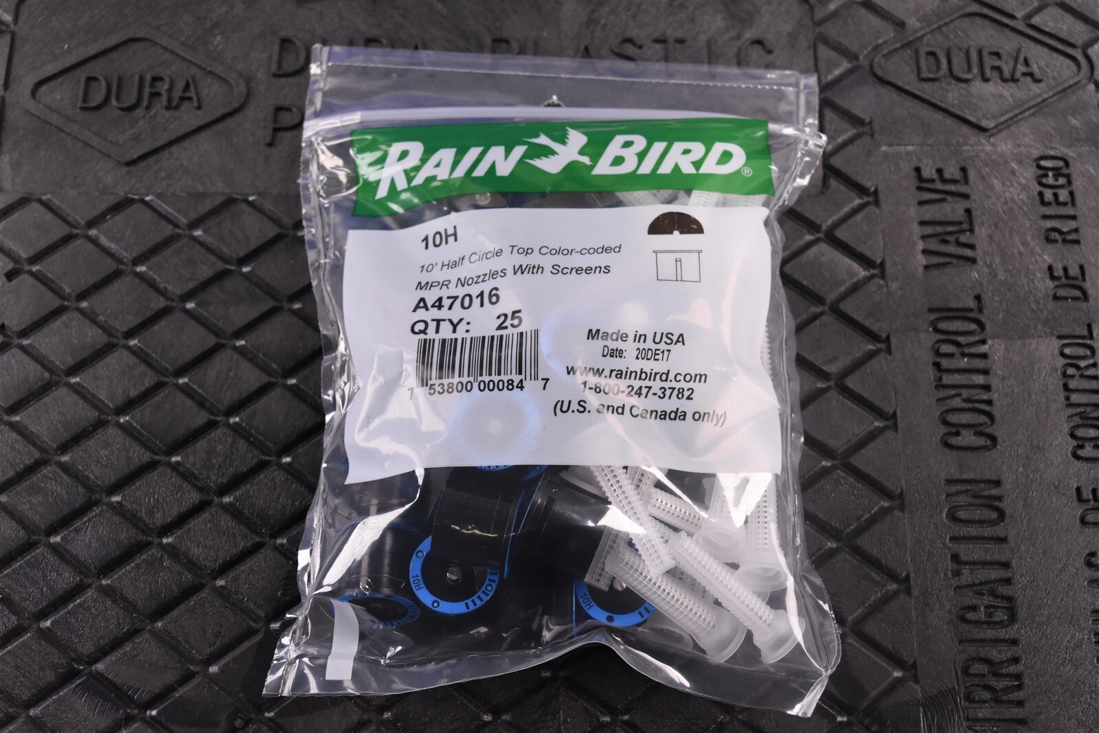 25 Rainbird 10H 10\' Half-Circle Pattern Sprinkler Nozzles (180 Degree)