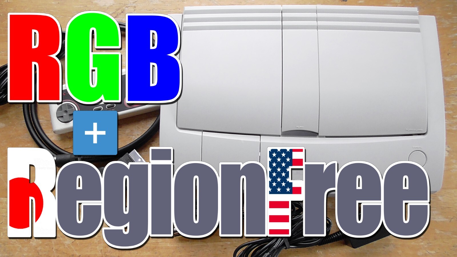 PC Engine DUO-R Scart RGB settable Csync 75/TTL/CVBS Region Free Jailbar fix LPF
