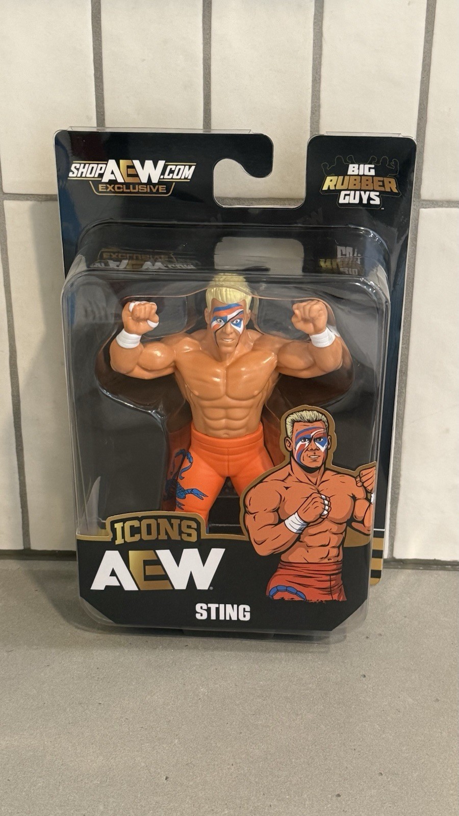 Collect Major Big Rubber Guys Sting Orange icons WCW AEW Pwtees Collect Major Big Rubber Guys Sting Orange icons WCW AEW Pwtees