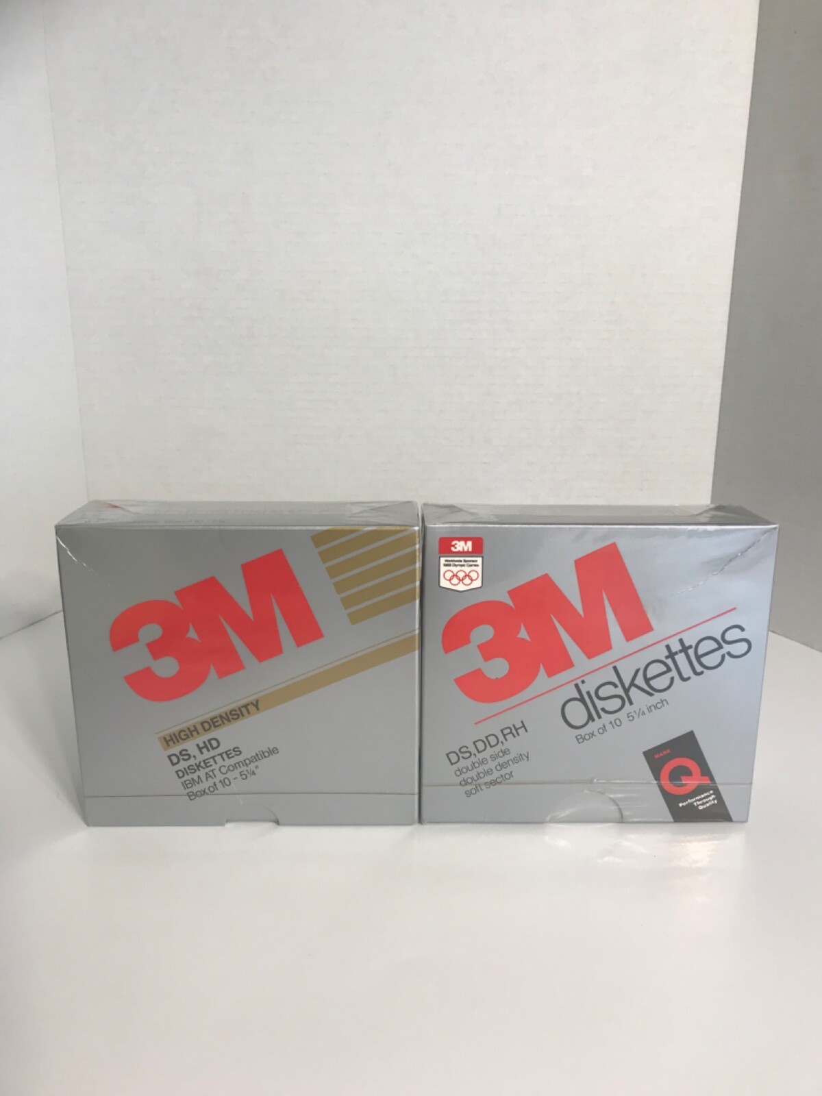 NIB Vintage 1987\' 1989\' 3M Diskettes 1X 3M High Density Diskettes Box Of 10 Lot
