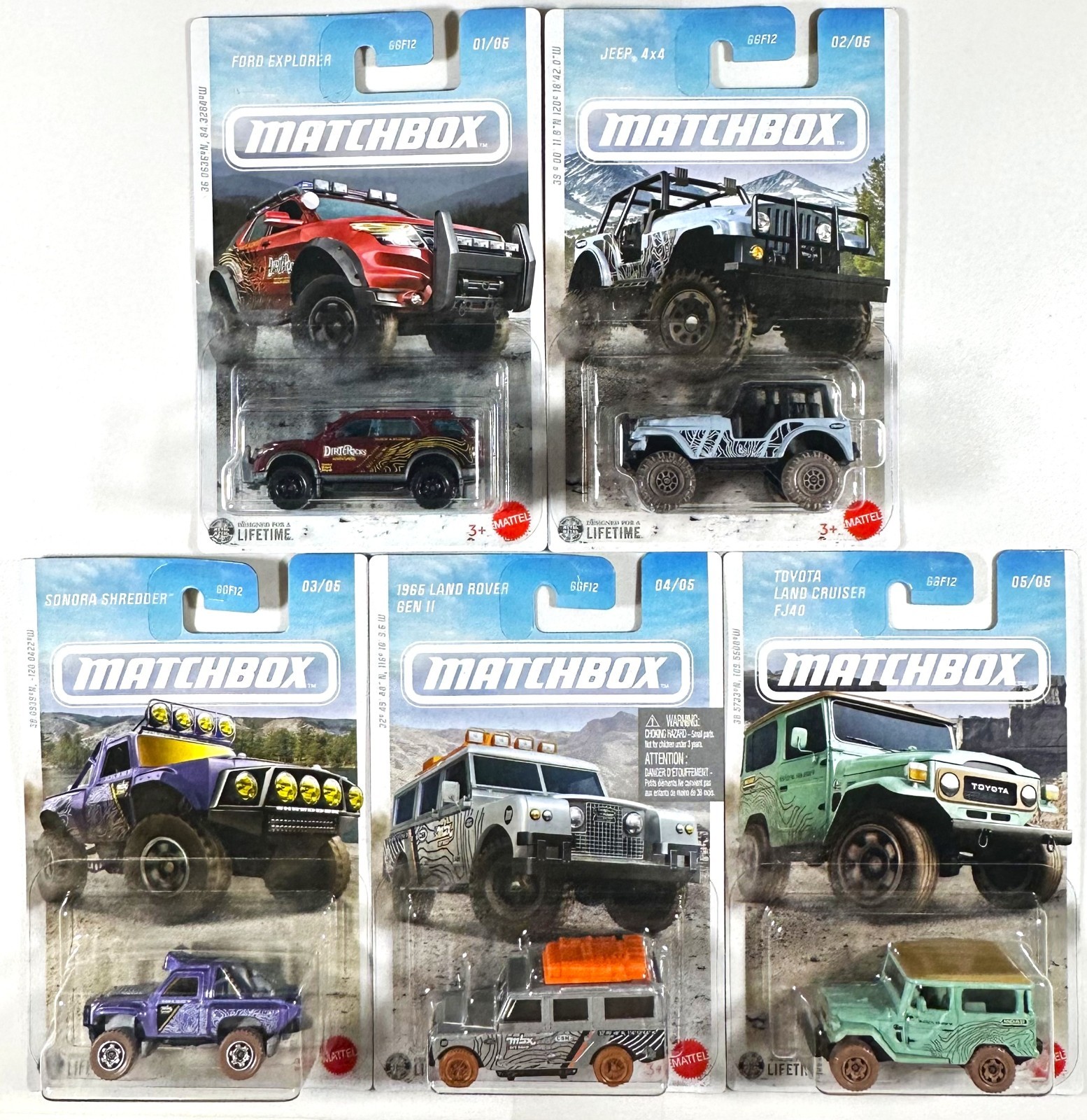 Matchbox 2026  MBX Rally III Set of 5